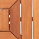 preview thumbnail 9 of 15, SAFAVIEH Outdoor Granton 5-piece Solid Wood Sectional Conversation Set