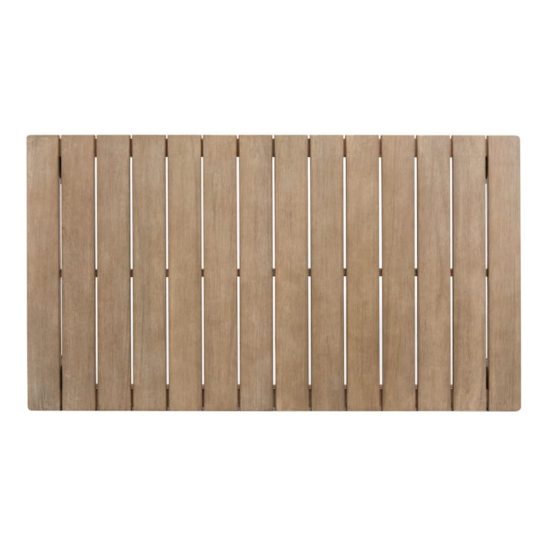 SAFAVIEH Couture Kathern Wood Patio Coffee Table. - 47.4" x 26.4" x 18.5" - 47"W x 26"D x 19"H