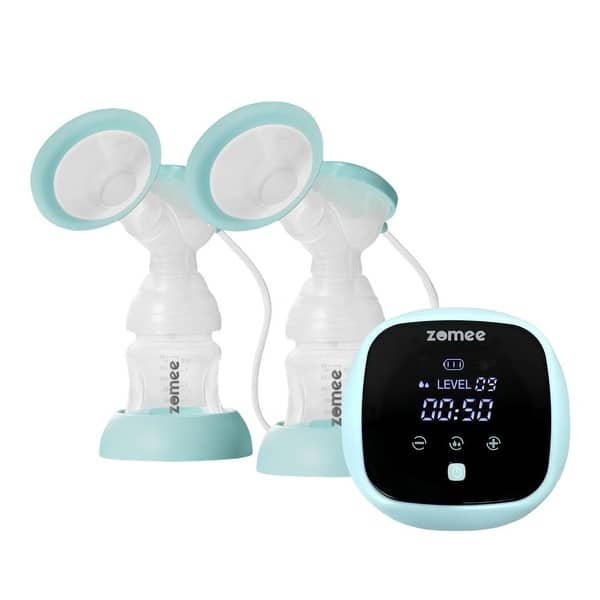 slide 1 of 1, Zomee Z1 with Manual Pump Adapter - Blue - 24MM