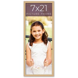 7x21 Shadow Box Frame Brown | 0.875 inches Deep Real Wood Contemporary ...