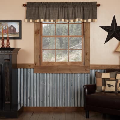 Kettle Grove Block Border Valance