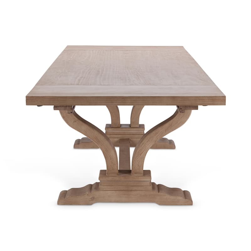Classic Home Alexander 110" Extendable Reclaimed Pine Dining Table