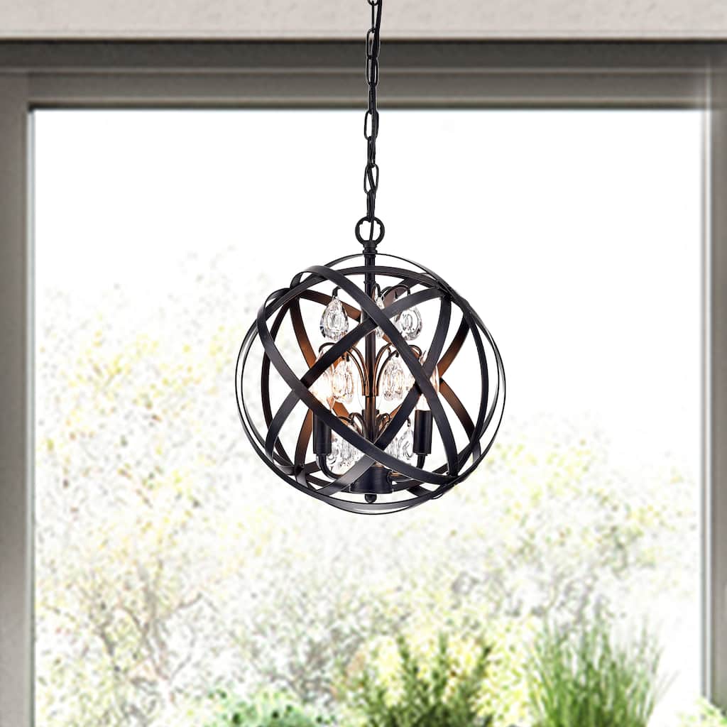 Laertes 3-Light Globe Chandelier