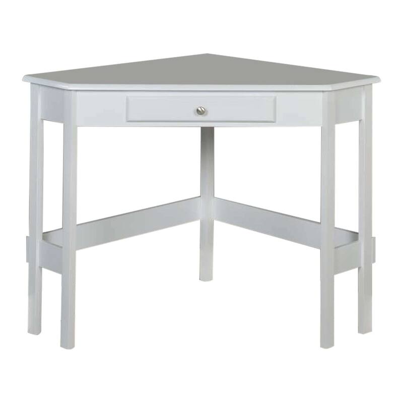 Contemporary Wood 1-drawer Corner Desk