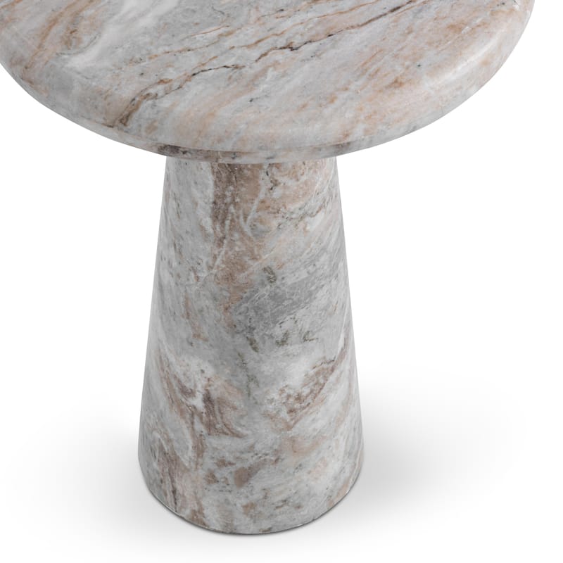 Huxley Marble Round Accent Table