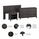 preview thumbnail 8 of 28, Somerset Ash Grey Headboard, Dresser and Nightstand Bedroom Set