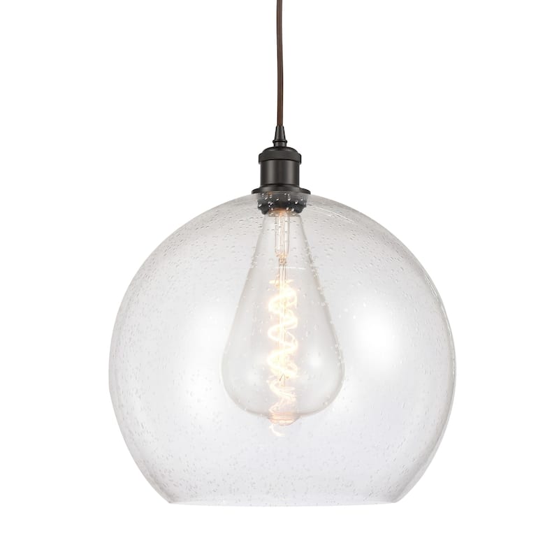 Innovations Lighting 516-1P-18-14 Athens Pendant Athens 14" Wide - Oil Rubbed Bronze / Seedy