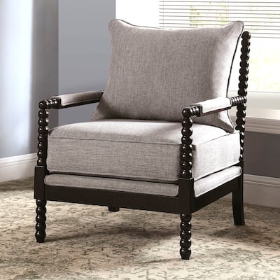 Modern Mid Century Design Grey Living Room Accent Chair