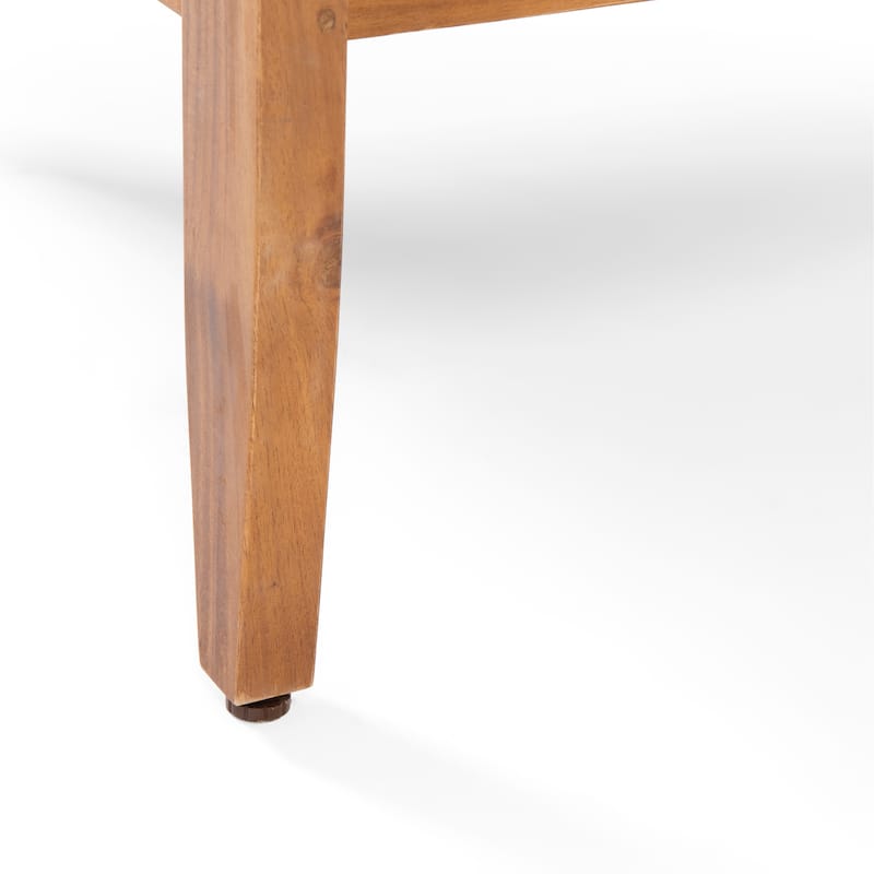 Aston Acacia Wood Outdoor Loveseat Set by Christopher Knight Home