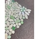 preview thumbnail 7 of 9, ES STONE - Floral Pattern Glass Mosaic Tile - Decorative Wall & Backsplash Tile - Case (10 Sheets)