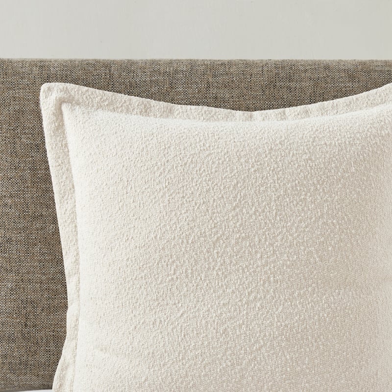 Madison Park Signature Oasis Oversized Chenille Jacquard Comforter Set with Euro Shams and Throw Pillows
