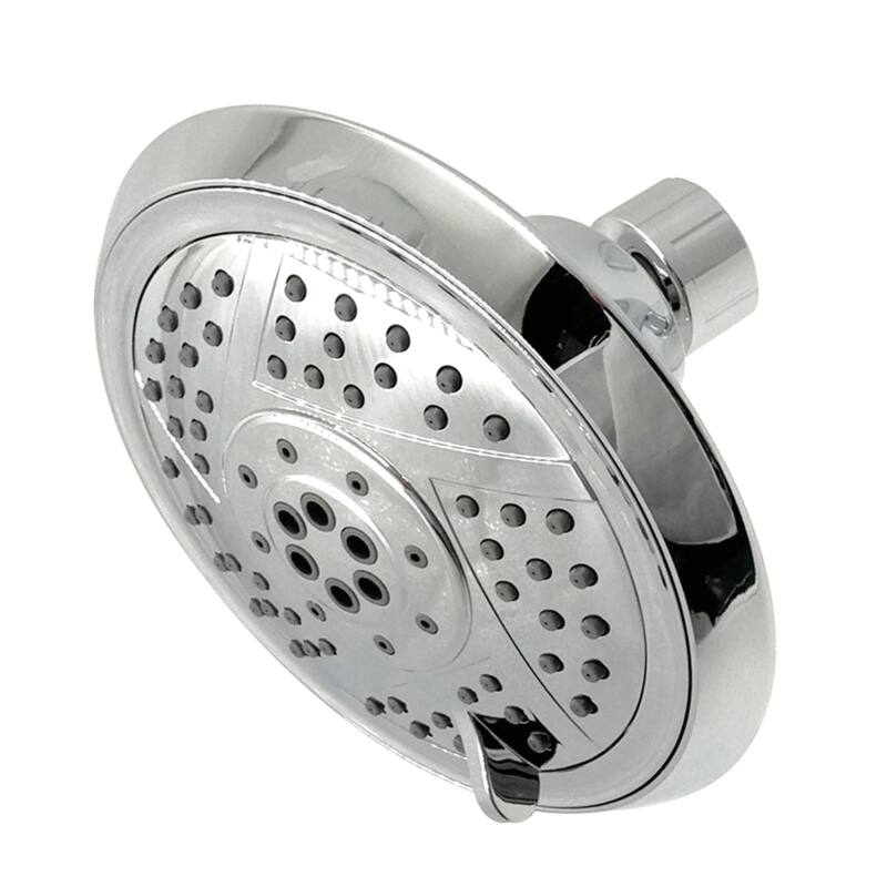 Kingston Brass Vilbosch 5-Function 5-Inch Plastic Shower Head - Polished Chrome