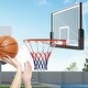 preview thumbnail 13 of 16, Costway 18" Basketball Rim with Double Springs & All Weather Net for - See Details