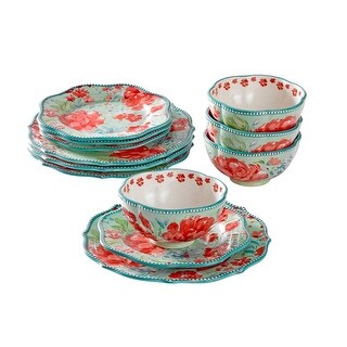 Pioneer Woman Gorgeous Garden Dinnerware Set Durable ...