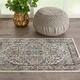 Nourison Concerto Traditional Persian Medallion Area Rug - 2'2" x 3'9" - Ivory/Grey