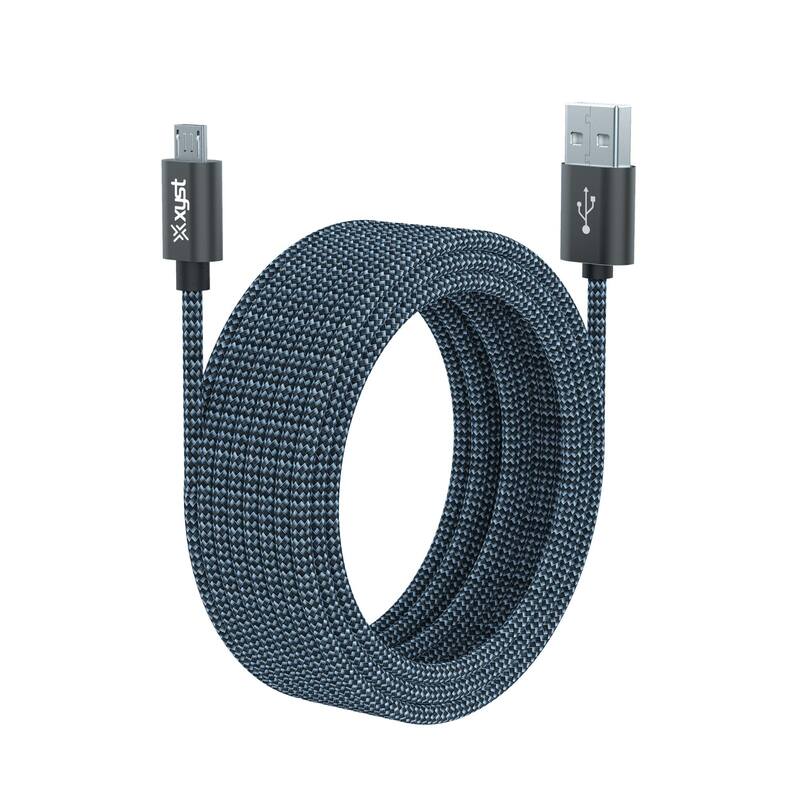 Xyst Charge and Sync USB to Micro USB Braided Cable 10Ft