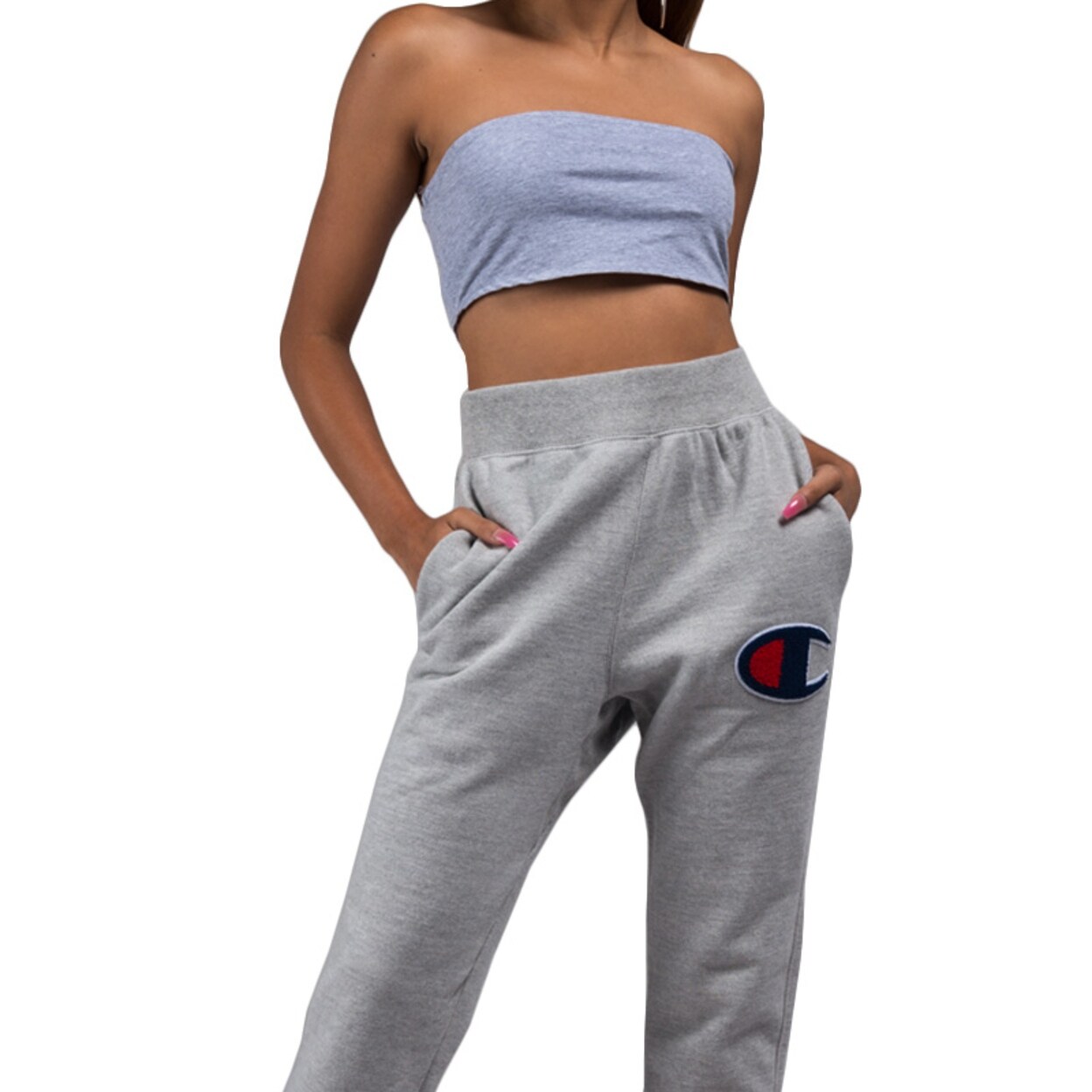champion reverse weave chenille big c jogger
