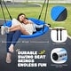 preview thumbnail 22 of 22, Trekassy 700lbs 40" Round Tree Swing with Handles for Kids 900D Oxford Waterproof 2pcs Tree Hanging Straps