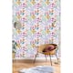 Floral Design Peel and Stick Wallpaper - Bed Bath & Beyond - 32617049