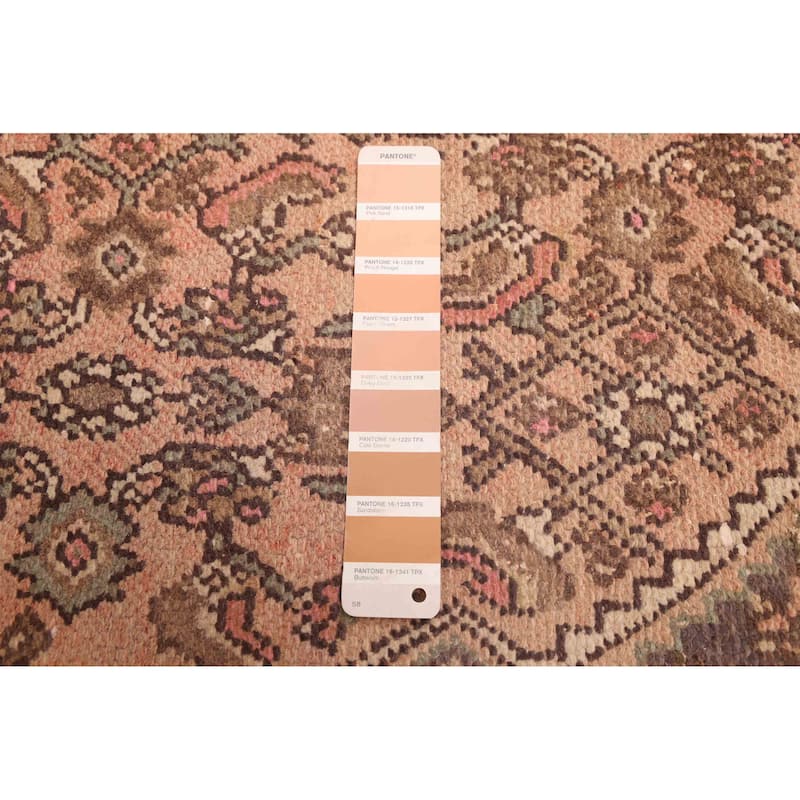 ECARPETGALLERY Hand-knotted Antalya Vintage Copper Wool Rug - 3'7 x 9'9