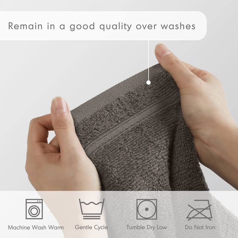 Chelsea Square 400GSM Essential Bundle Quick Dry 100% Cotton 12pc Towel Set