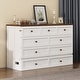 preview thumbnail 8 of 8, Solid Pine Murphy Bed Chest with Charging Station and Large Storage Drawer