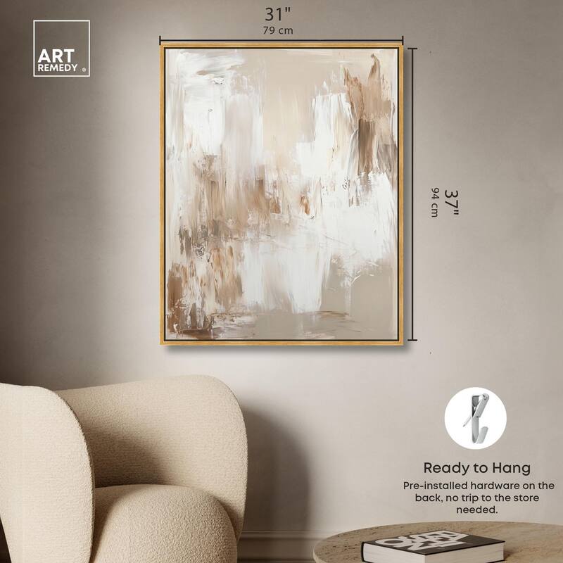 Latte Layers I Canvas by Art Remedy