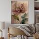 Designart 'Pink Watercolour Peony Blossoming I' Floral Peony Wood Wall ...