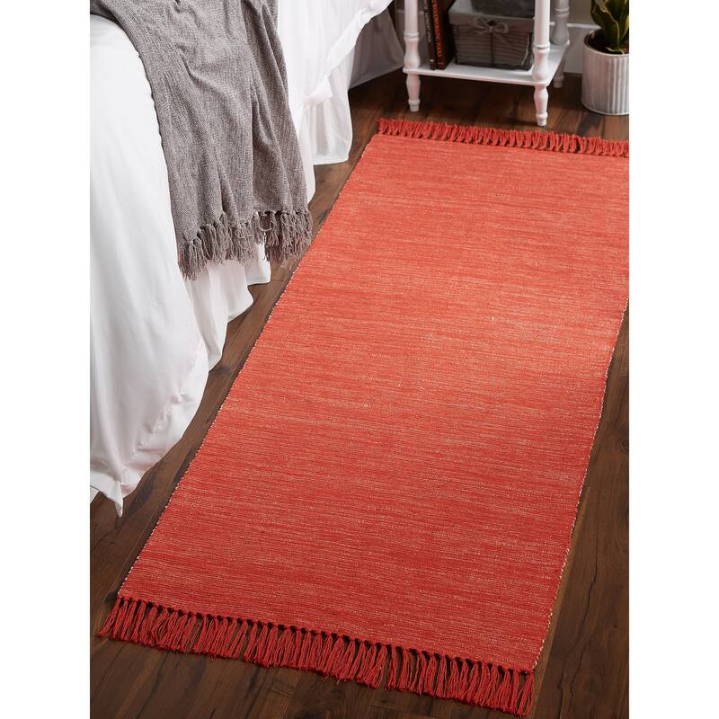 DII Gray and Off White 2-Tone Ribbed Rug 2x3 Ft - 24.0 In. L X 36.0 In. W X 0.2 In. H