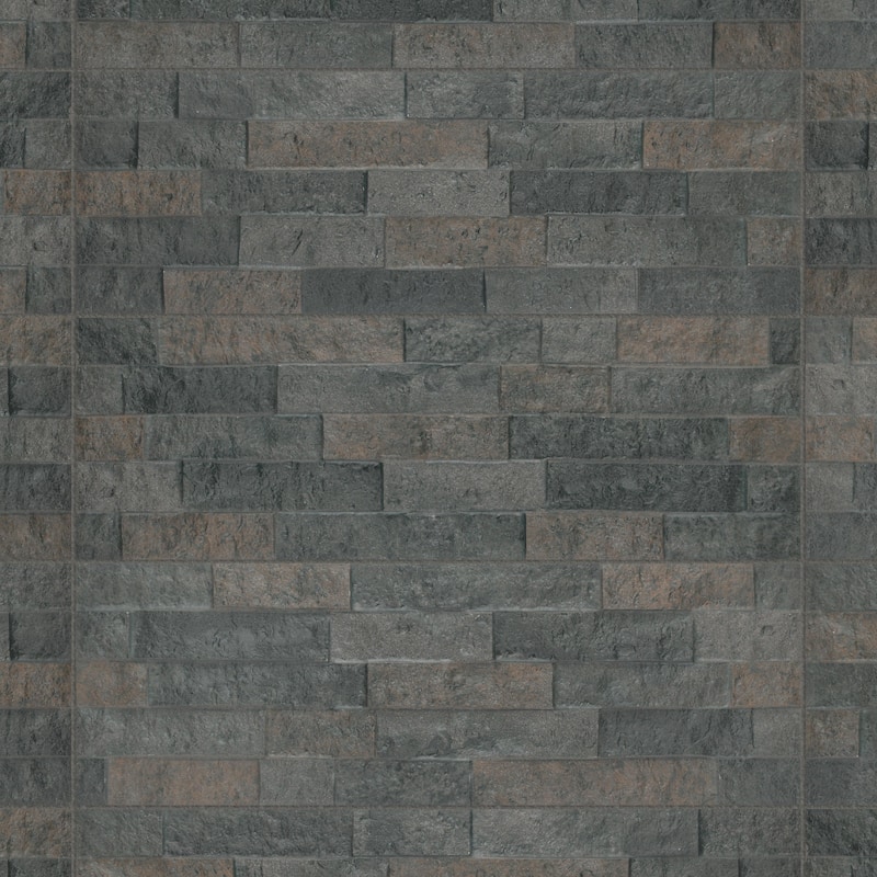 Merola Tile Irazu Antracita 7-7/8" x 23-1/2" Porcelain Wall Tile - Sample swatch