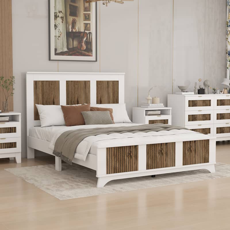 Wooden Platform Bed