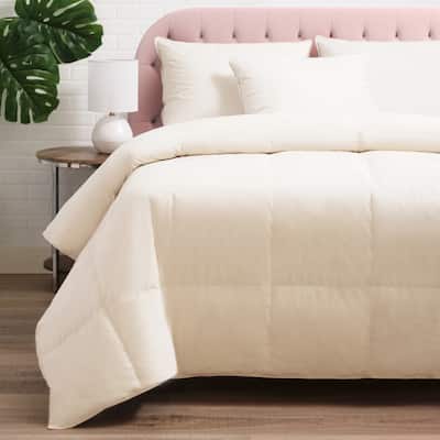 Allied Home Living Prime Feather Unbleached Cotton Comforter