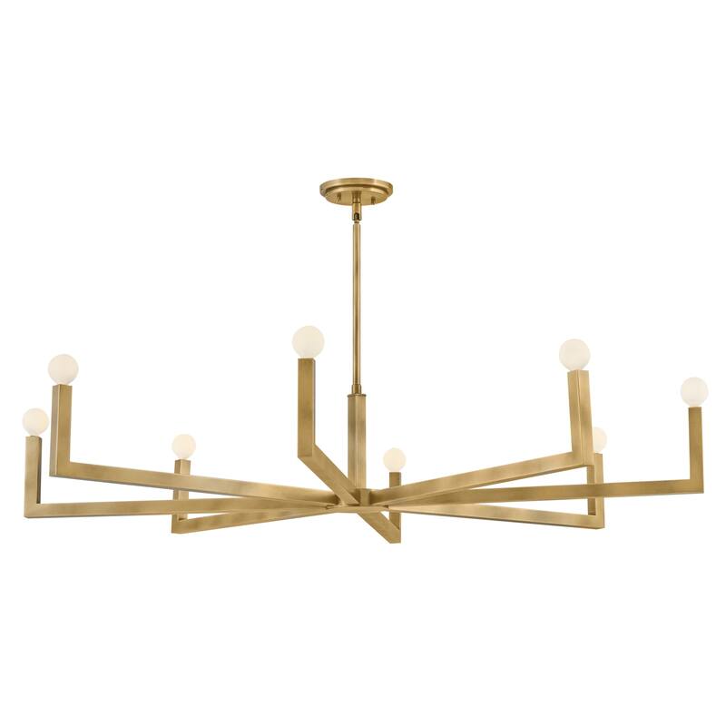 Hinkley Lighting 45049 Ezra 50" Wide 8 Light Chandelier