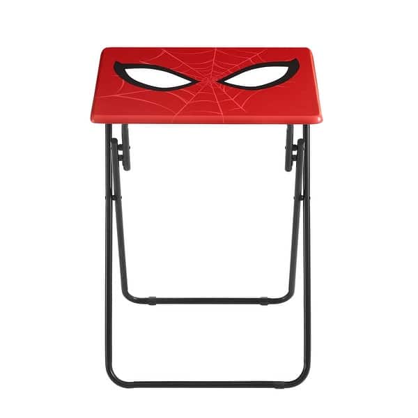 slide 2 of 6, Marvel Spiderman Folding Tray Table,Portable Snack Laptop Table
