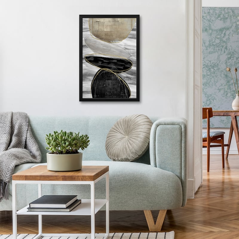 Stagger Premium Framed Poster by Nikki Chu