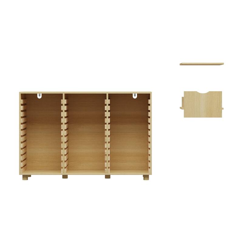 Entertainment Combo Units 2 Storage Cabinets and TV Stand Console Sets