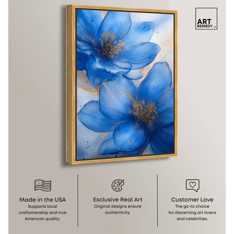 Twilight Teal Tint II Canvas by Art Remedy