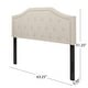 preview thumbnail 12 of 16, Elinor Upholstered Full/ Queen Headboard by Christopher Knight Home