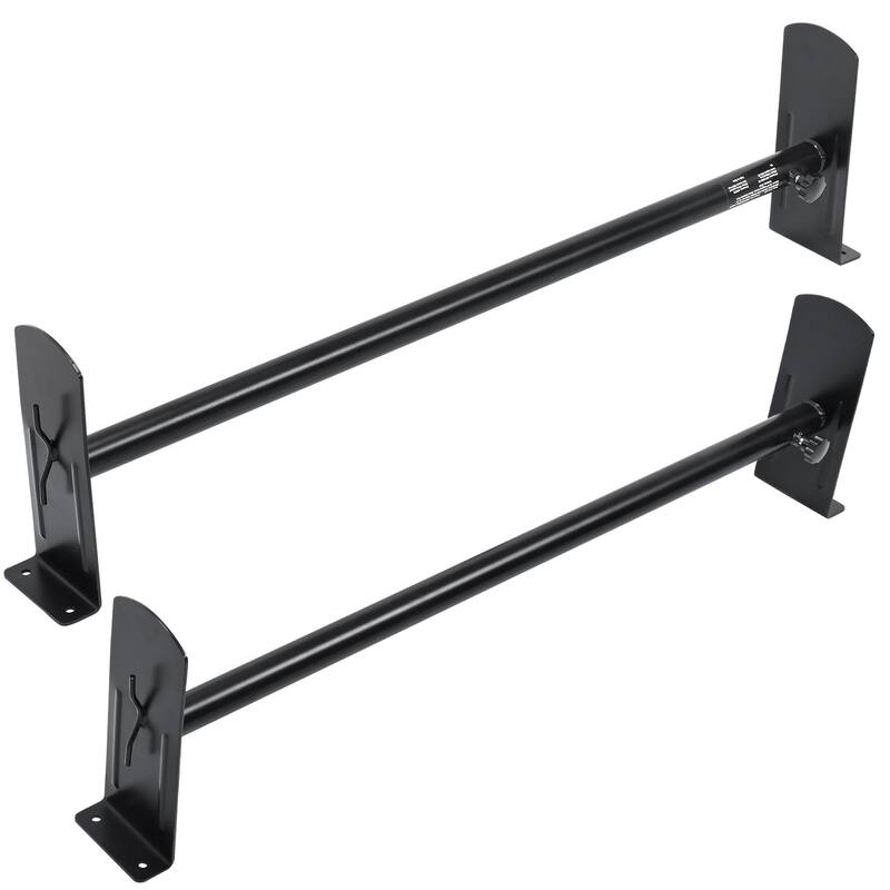 Van Roof Ladder Rack with Rain Gutter, Chevrolet Express, GMC Savana - 35.8" to 52.4"