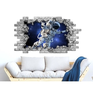 Astronaut Wall Decal Outer Space Vinyl Sticker Murals - Bed Bath ...