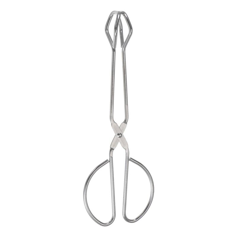 Stainless Steel Scissor Tongs 10" Barbecue Grilling Tongs