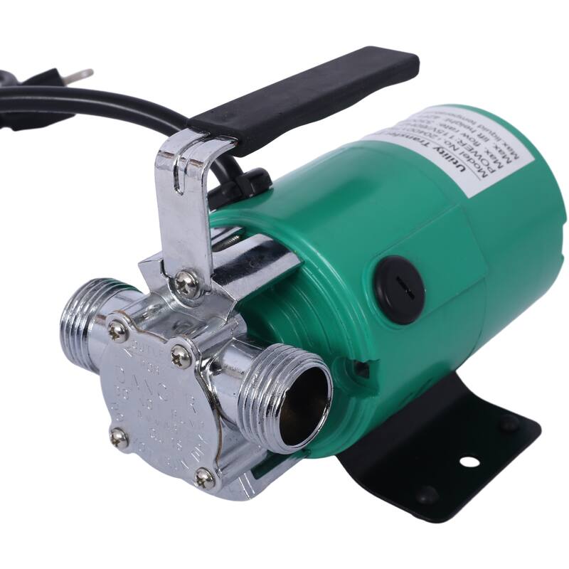 Water Transfer Pump, 115V 330 Gallon Per Hour Portable Electric Utility Pump and 6' Water Hose Kit - Remove Water From Garden