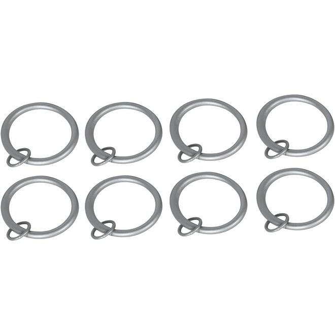 Metal Curtain Drapery Eyelet Rings, 2-inch Inner Diameter, Set of 14