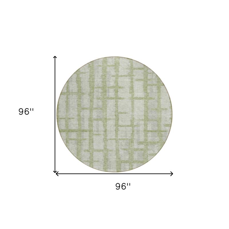 HomeRoots Striped Transitional Rectangle Outdoor Rug