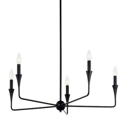 Kichler 52689 Alvaro 5 Light 31" Wide Taper Candle Style Chandelier
