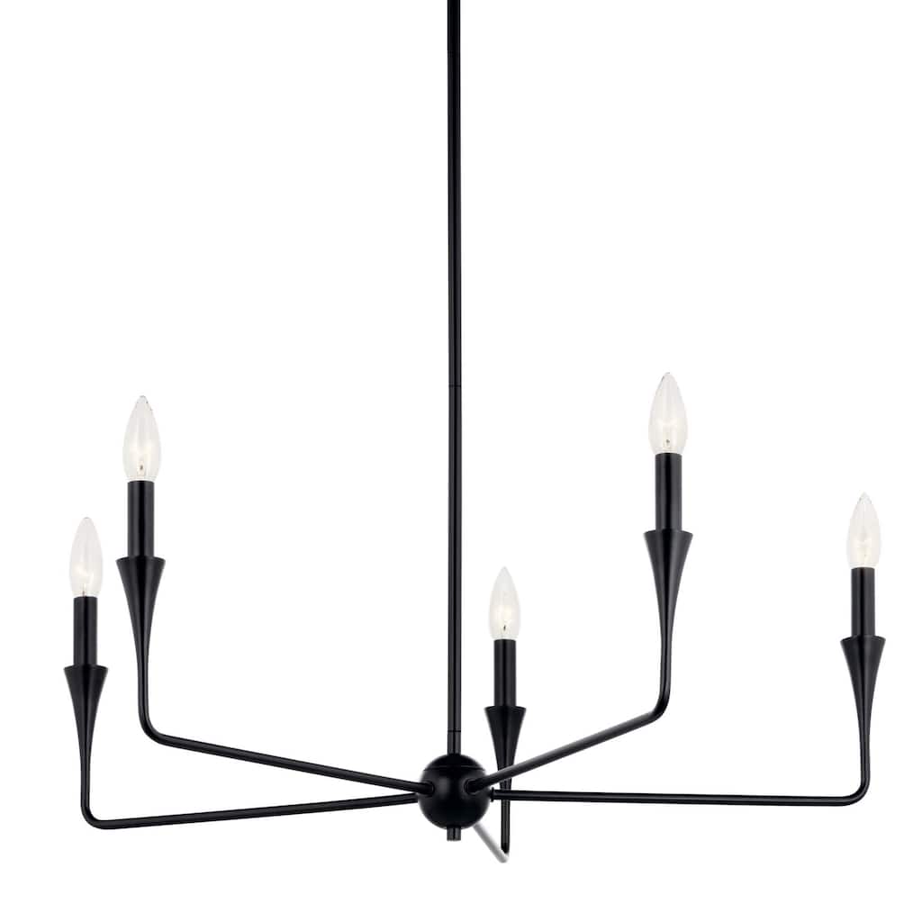 Kichler 52689 Alvaro 5 Light 31" Wide Taper Candle Style Chandelier