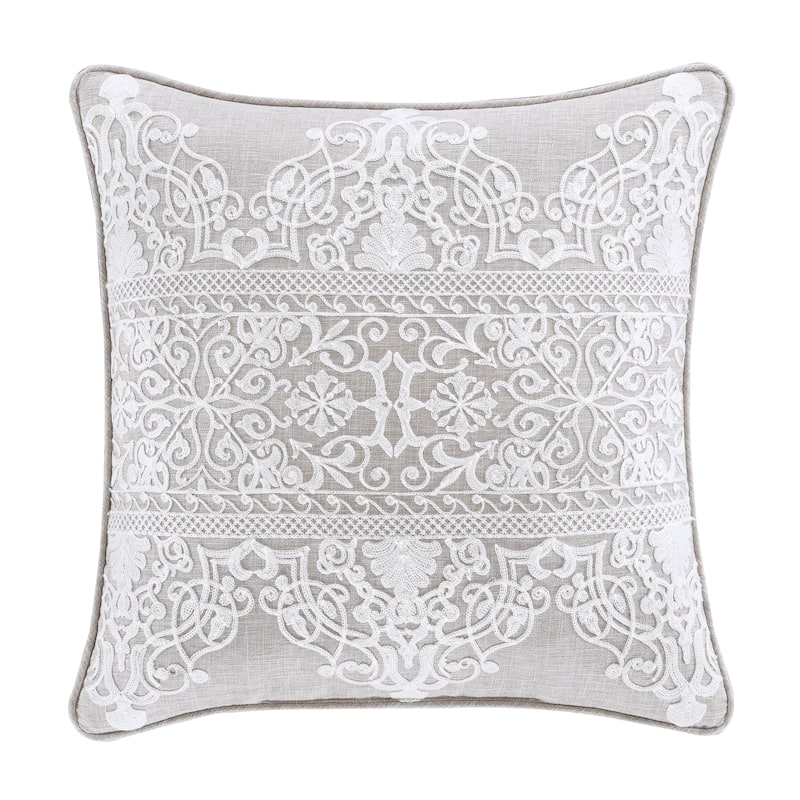 J. Queen New York Aimee 20 Inch Square Decorative Throw Pillow