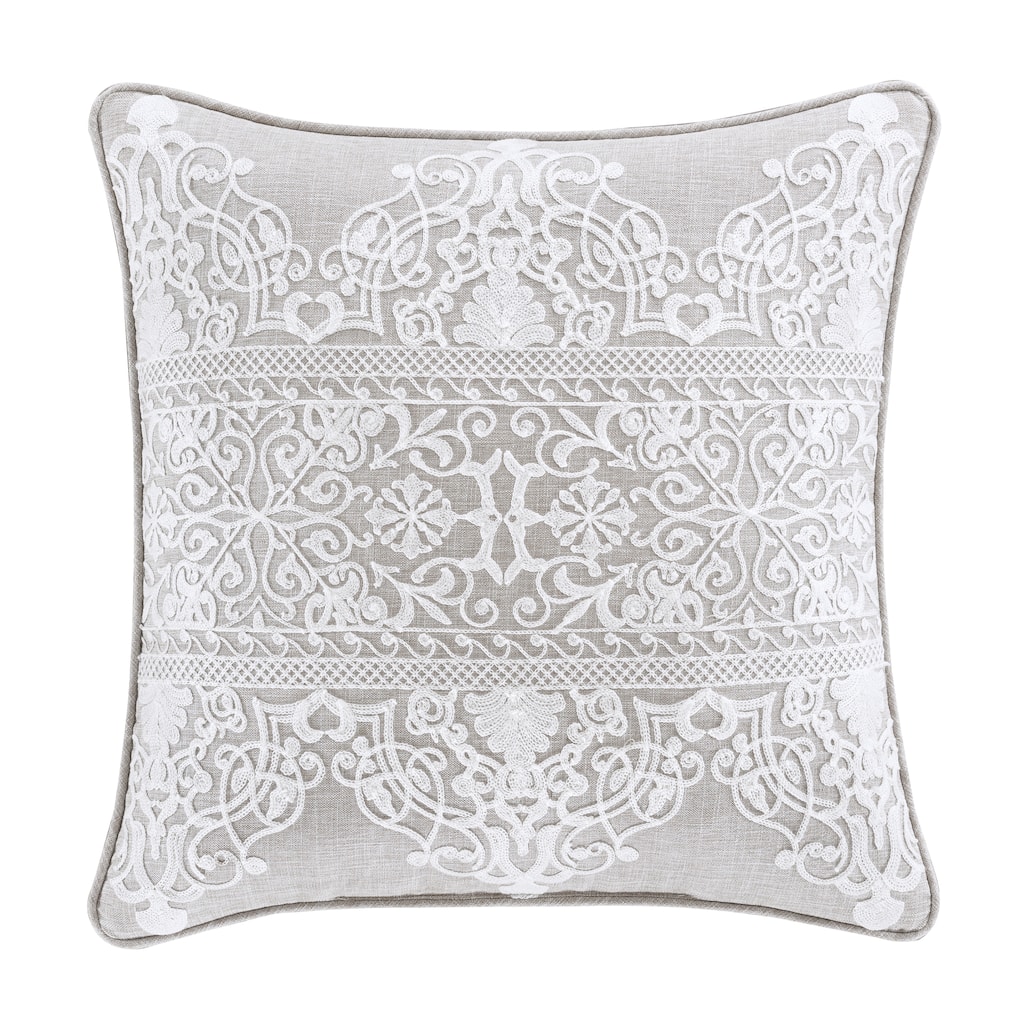 J. Queen New York Aimee 20 Inch Square Decorative Throw Pillow
