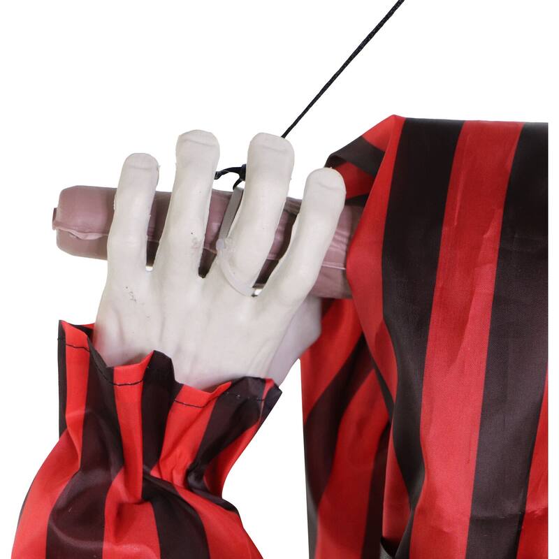Haunted Hill Farm Drucilla the Animatronic Upside-Down Zombie Woman, Sound, and Light-Up Eyes for Halloween Decoration