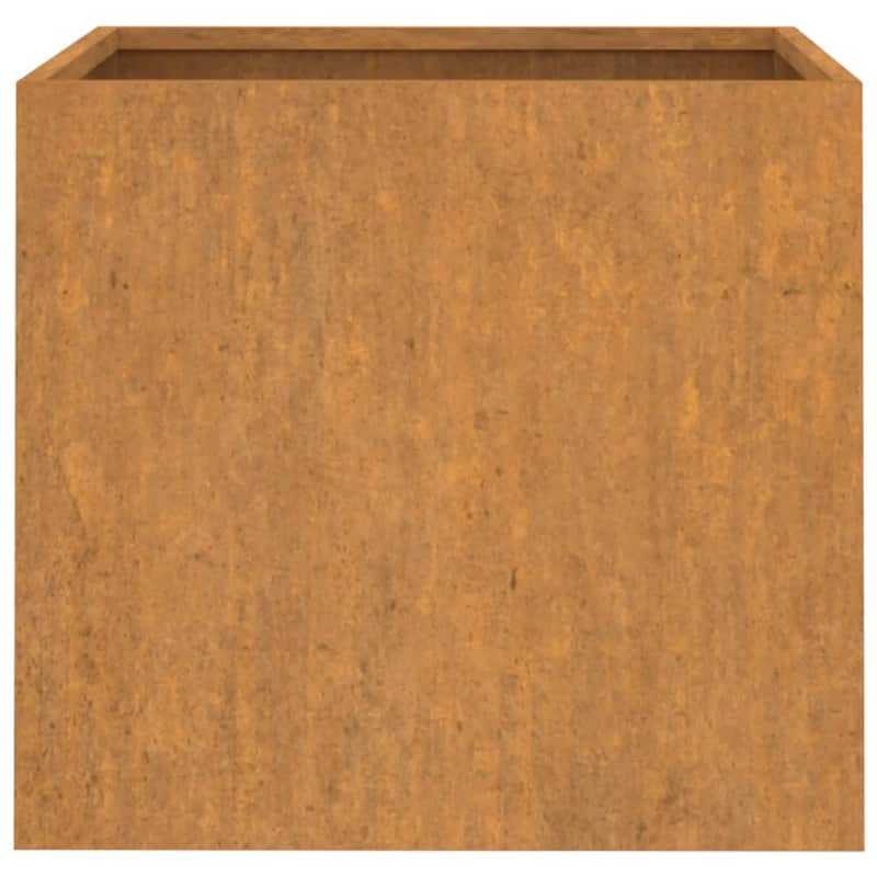 vidaXL Planter Stand Outdoor Raised Garden Bed for Vegetables Corten Steel